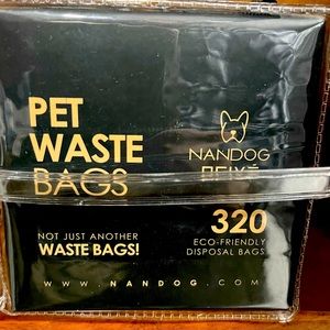Nandog Prive - 320 (18 rolls) ECO Friendly disposable pet dropping bags